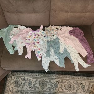 Newborn baby girls clothing lot